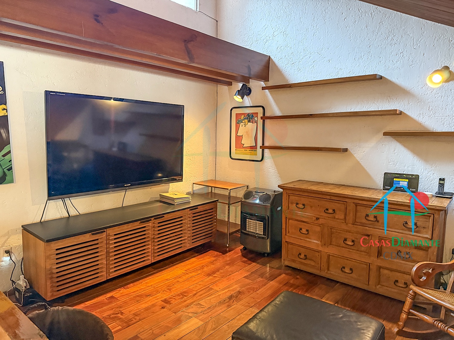 Desierto de los Leones Casa Claudia EHIB - Sala de televisión 2